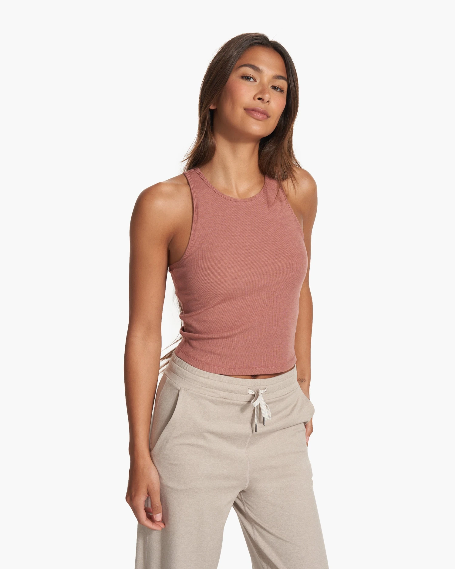 Pose Plyo Tank | Stoneware Heather 2 Pose Plyo Tank | Stoneware Heather - Image 2