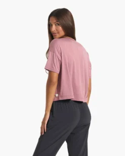 Energy Tee | Marsala Heather 9 Energy Tee | Marsala Heather -Vuori Clothing Store VW1011HMA SP23 W ECOMM TOPS TOP 01323 1x1 d4b640cb 77cc 4688 a2d4 689ad2f501f4