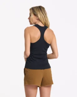 Sunrise High Neck Tank | Black 6 Sunrise High Neck Tank | Black -Vuori Clothing Store VW1012BLK 1489