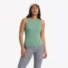 Sunrise High Neck Tank | Celadon