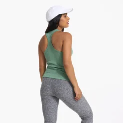 Sunrise High Neck Tank | Celadon -Vuori Clothing Store VW1012CEL 2949