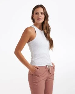 New Products 11 Sunrise High Neck Tank | White