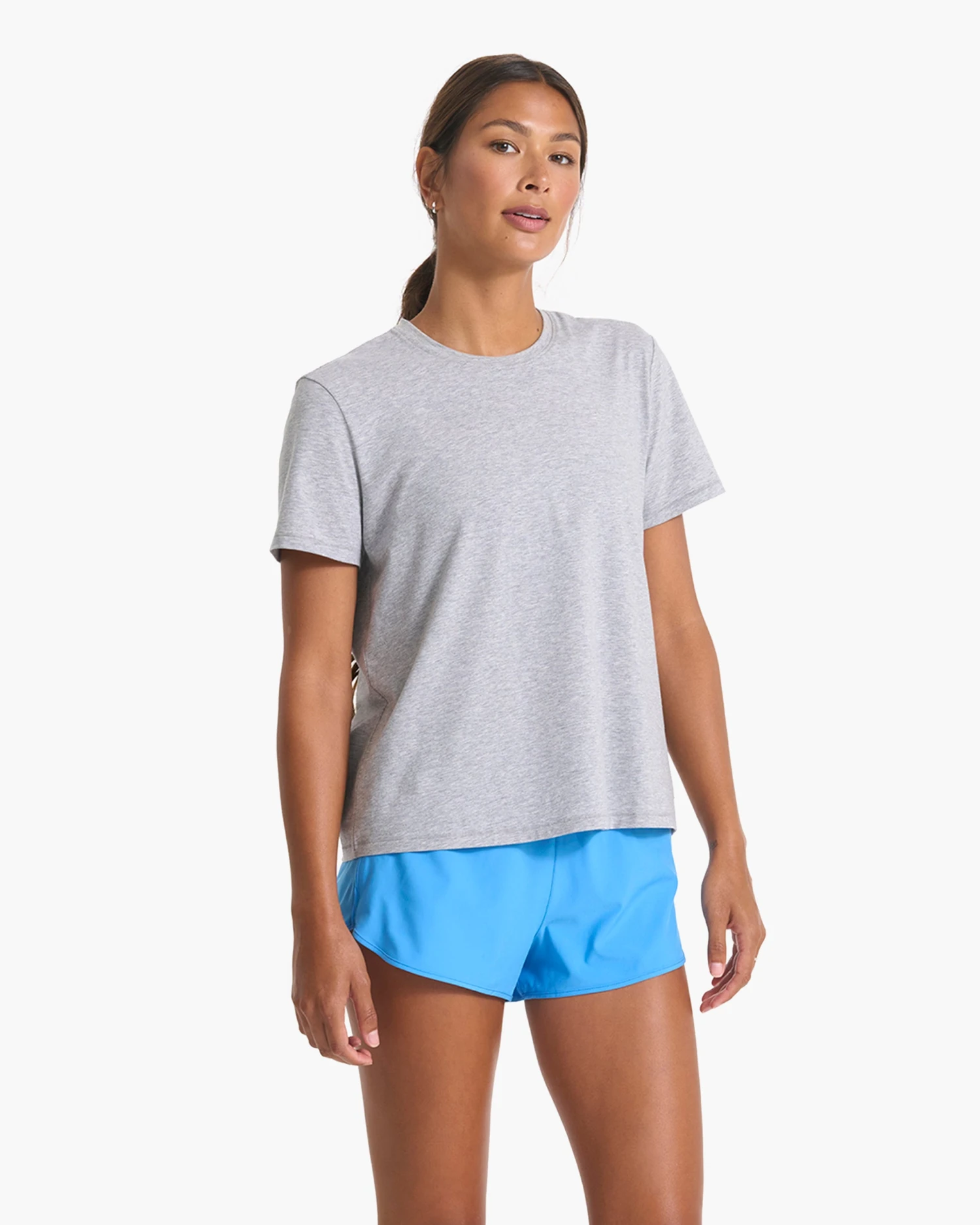 Feather Tee | Heather Grey 2 Feather Tee | Heather Grey - Image 2