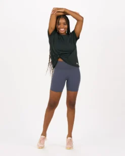 Feather Tee | Washed Black -Vuori Clothing Store VW1015WBL 5