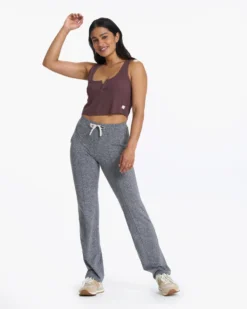 Cove Crop Tank | Chestnut -Vuori Clothing Store VW1019CHN 0624