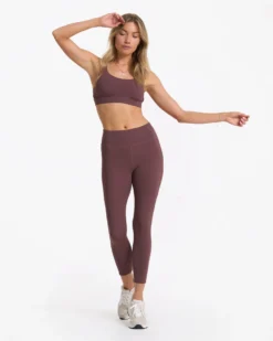 Stride Bra | Chestnut -Vuori Clothing Store VW1036CHN 06533