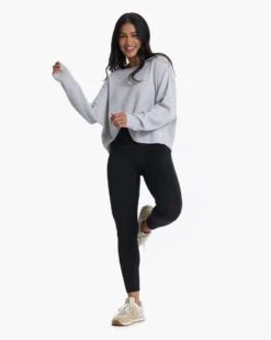 Slouchy Waffle Crew | Light Heather Grey -Vuori Clothing Store VW1047LHG FA22 W ECOMM CURVE 00945 1x1 18ab5525 1bfb 4606 adca 7c0f898f6d6d