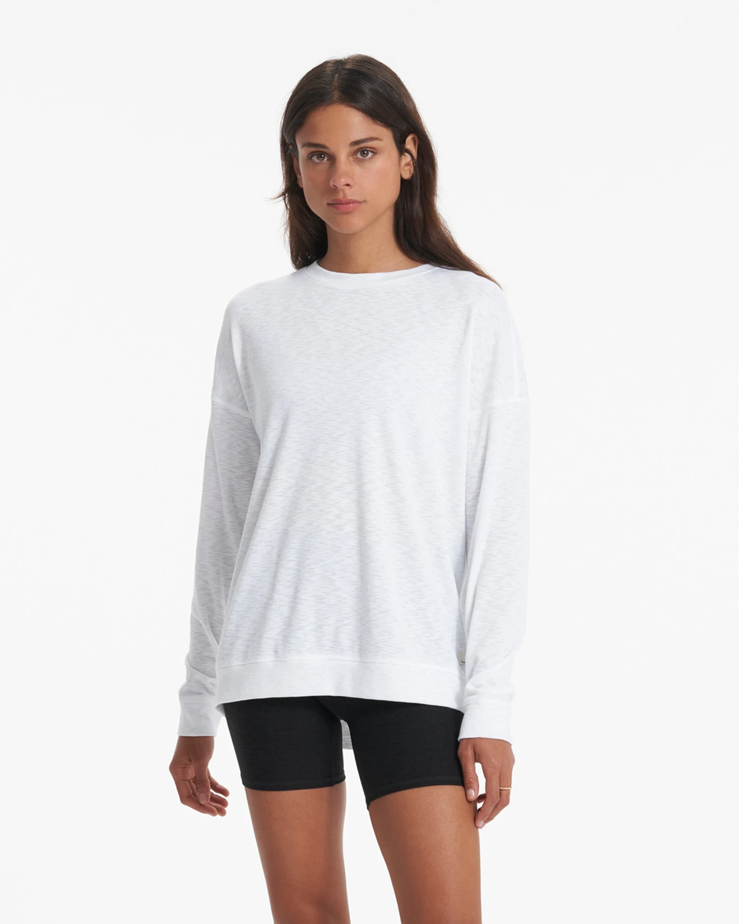 Long-Sleeve Sunrise Crew | White 1 Long-Sleeve Sunrise Crew | White