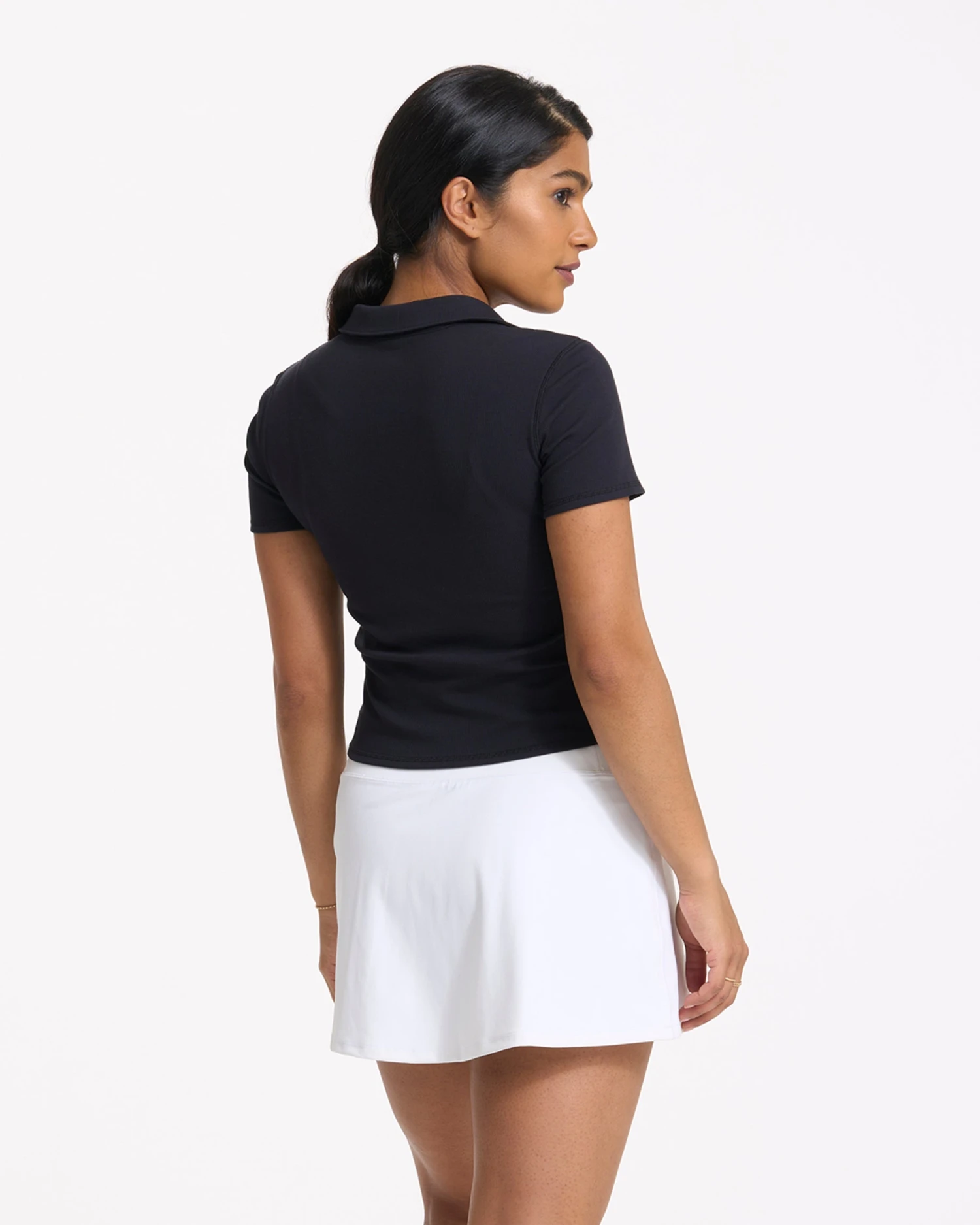 Pose Fitted Polo | Black 2 Pose Fitted Polo | Black - Image 2