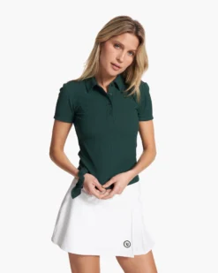 Pose Fitted Polo | Grass