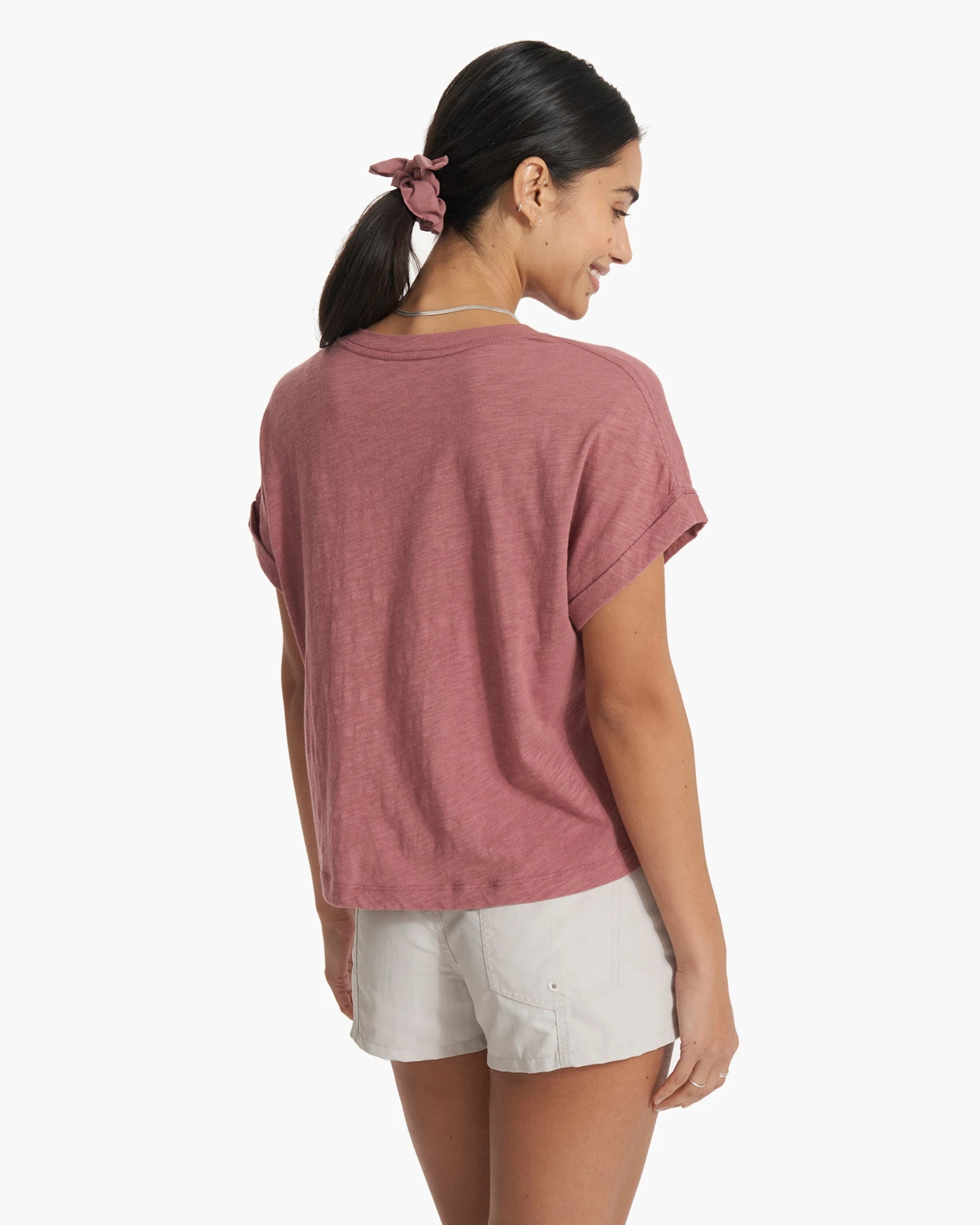 Sunset Easy Tee | Marsala 3 Sunset Easy Tee | Marsala - Image 3
