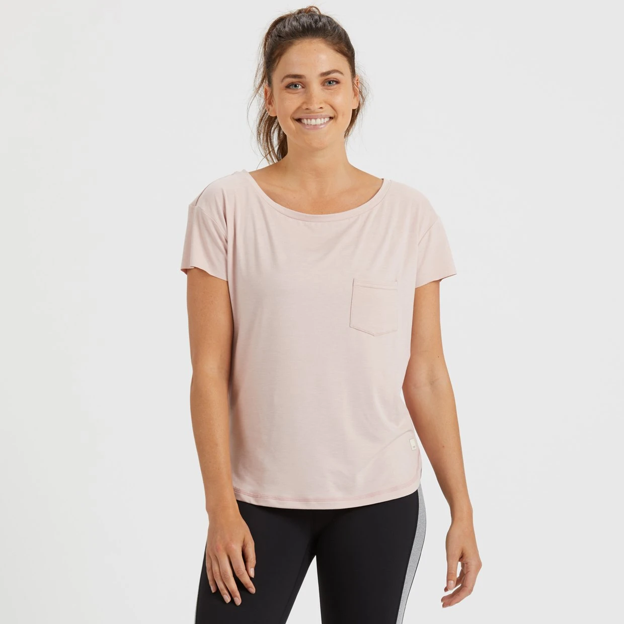 Lux Performance Tee | Shell Heather 1 Lux Performance Tee | Shell Heather