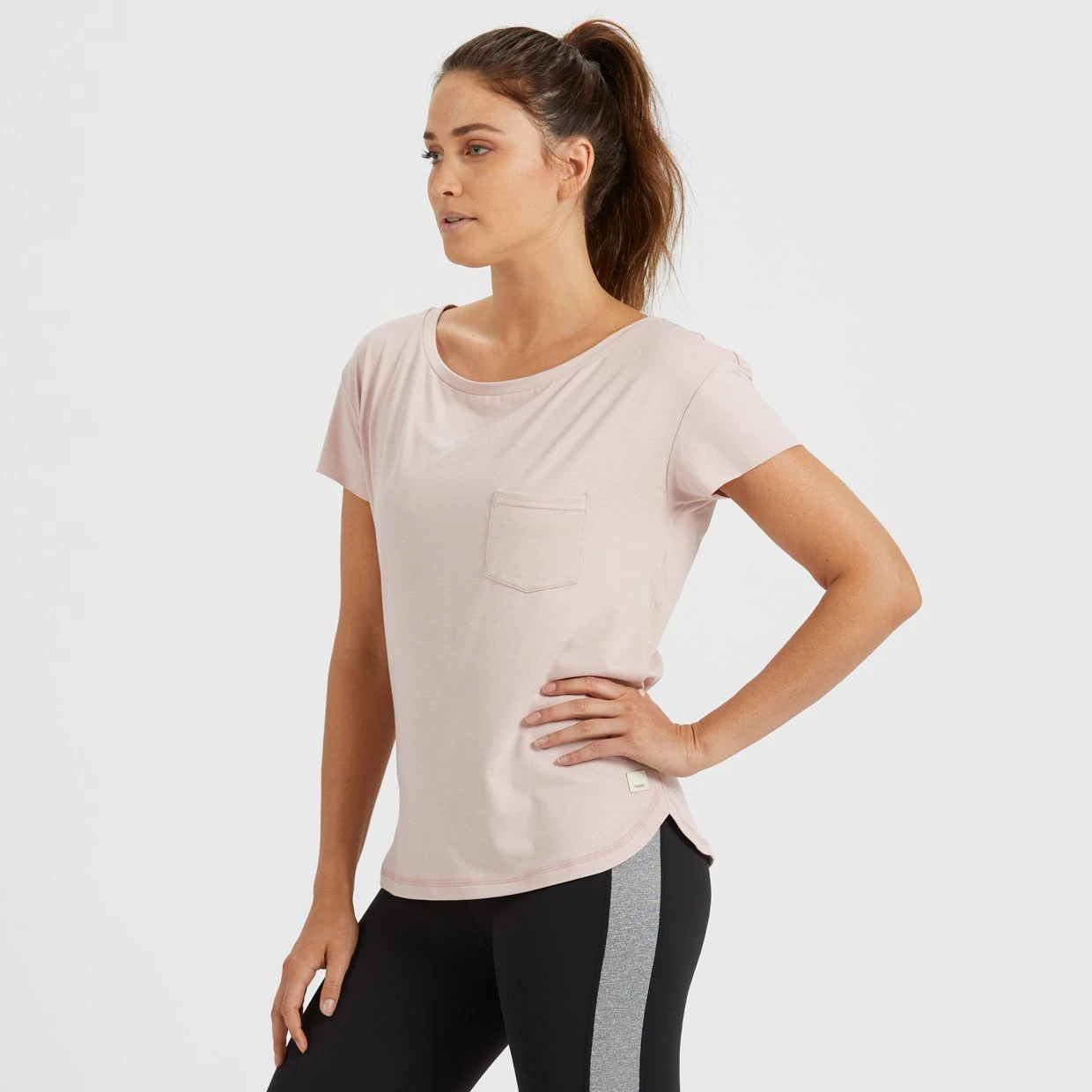 Lux Performance Tee | Shell Heather 2 Lux Performance Tee | Shell Heather - Image 2