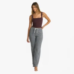 Elevation Square Neck Tank | Chestnut Heather -Vuori Clothing Store VW1080HCH 1260