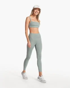 Evolve Square Neck Bra | Fern -Vuori Clothing Store VW1081FRN FA23 W ECOMM sportsbras FULL ALT 6