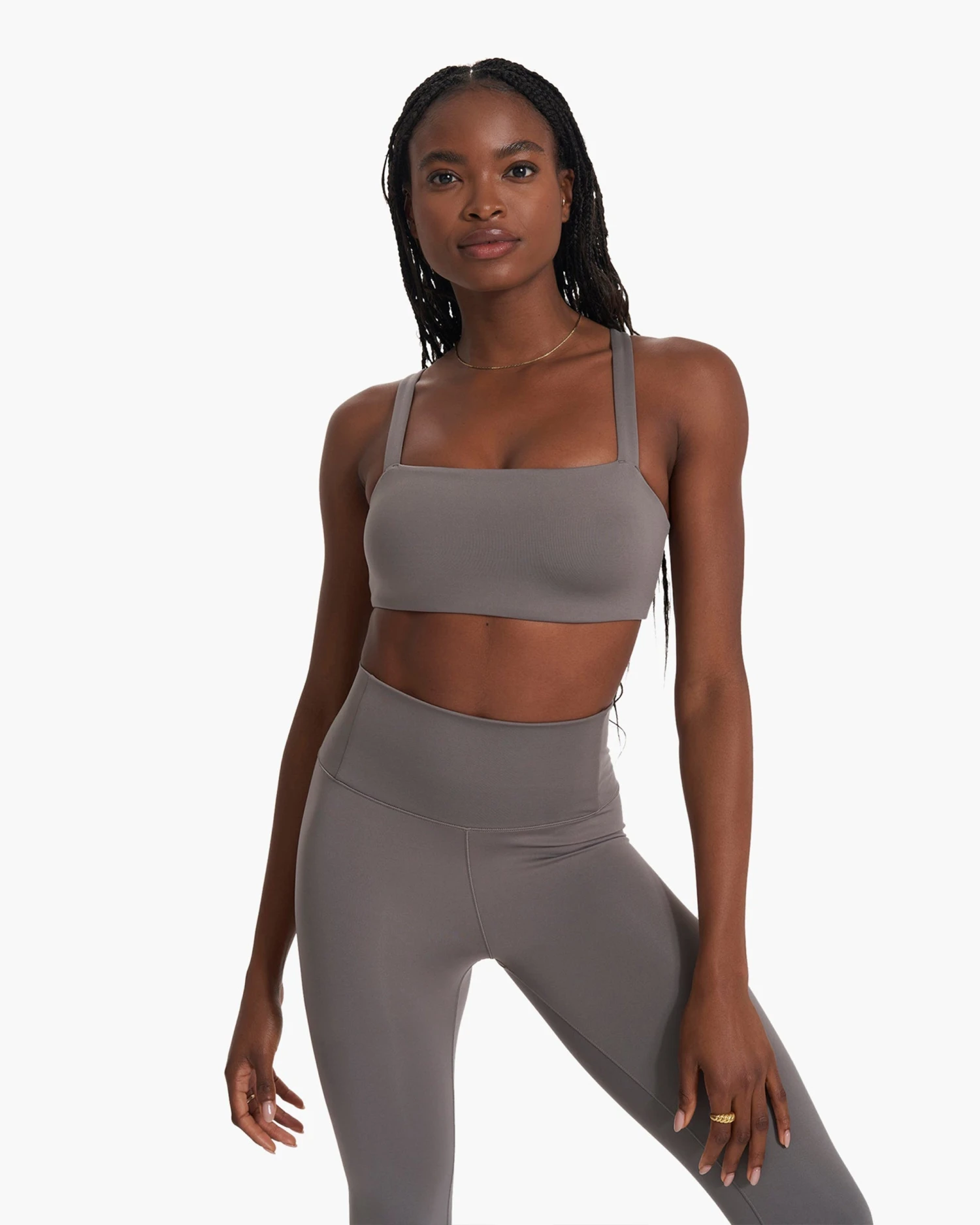 Evolve Square Neck Bra | Smoke 1 Evolve Square Neck Bra | Smoke