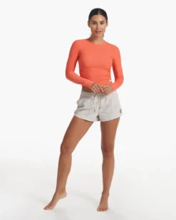 Long Sleeve Dune Crew | Light Papaya 7 Long Sleeve Dune Crew | Light Papaya -Vuori Clothing Store VW1082LPP SP23 W ECOMM WATERTOPS 3729 FULL 1X1 aafd473a 0d8e 4308 b3ba 3b5cc6c61154