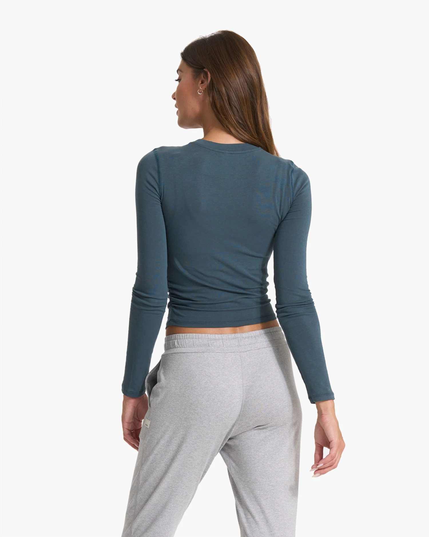 Long Sleeve Coast Crop | Stone 6 Long Sleeve Coast Crop | Stone - Image 6