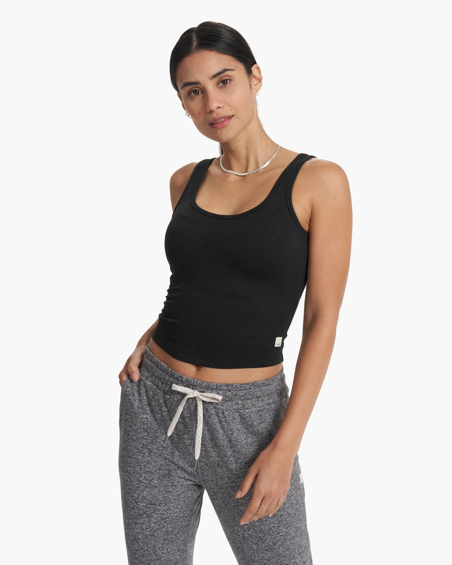 Halo Essential Tank | Black Heather 1 Halo Essential Tank | Black Heather