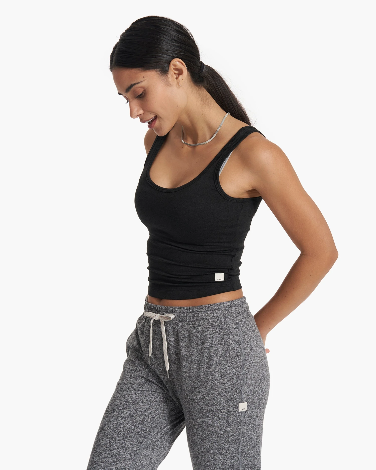 Halo Essential Tank | Black Heather 2 Halo Essential Tank | Black Heather - Image 2