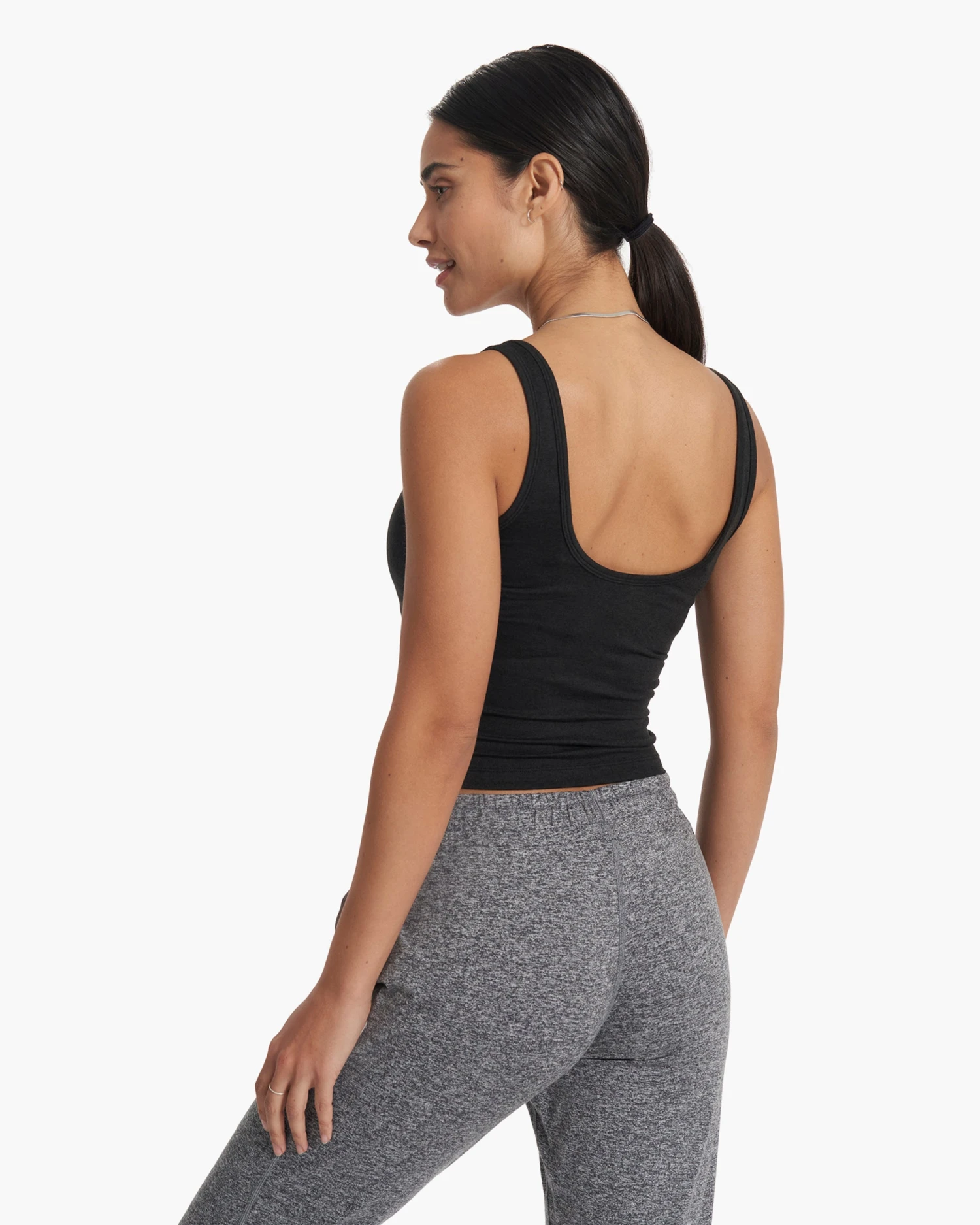 Halo Essential Tank | Black Heather 3 Halo Essential Tank | Black Heather - Image 3