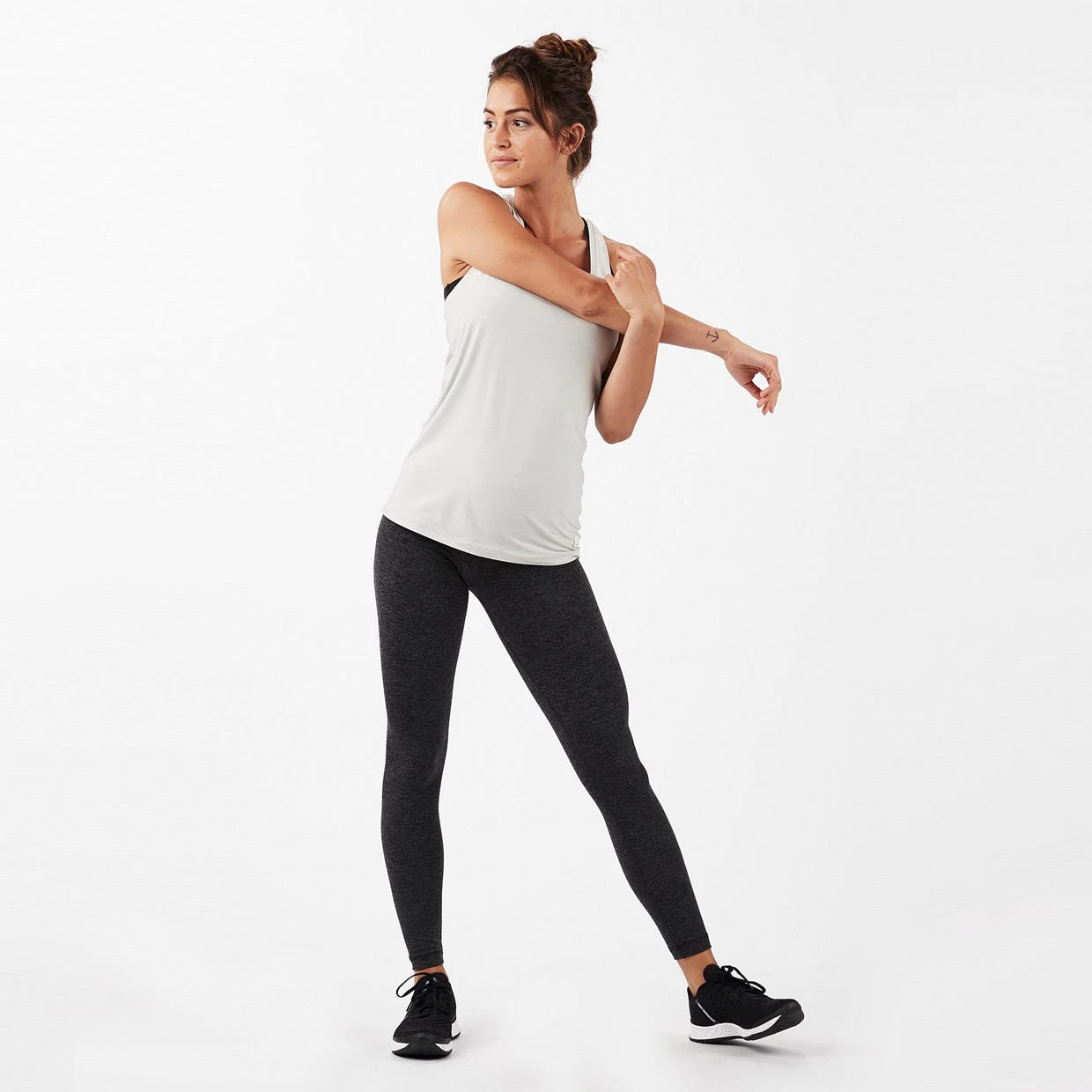 Lux Performance Tank | Dove Grey 2 Lux Performance Tank | Dove Grey - Image 2