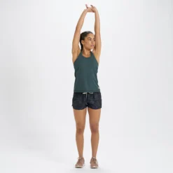 Lux Performance Tank | Beryl Heather -Vuori Clothing Store VW108HBE 4