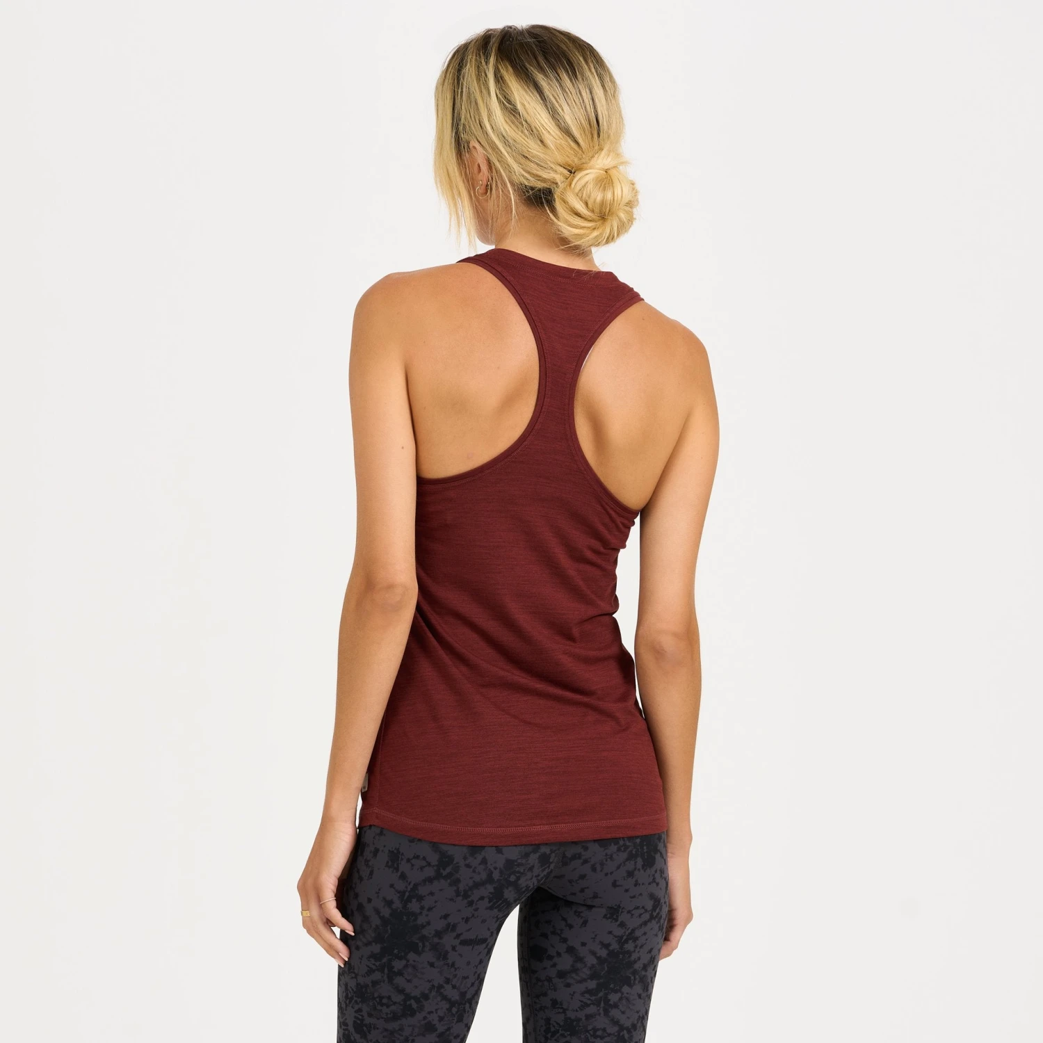 Lux Performance Tank | Brick Heather 2 Lux Performance Tank | Brick Heather - Image 2