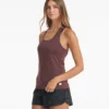 Lux Performance Tank | Chestnut Heather