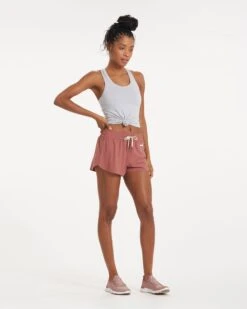 Lux Performance Tank | Platinum Heather -Vuori Clothing Store VW108HPT 2671