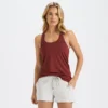 Lux Performance Tank | Spice Heather