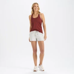 Lux Performance Tank | Spice Heather -Vuori Clothing Store VW108HSC 4
