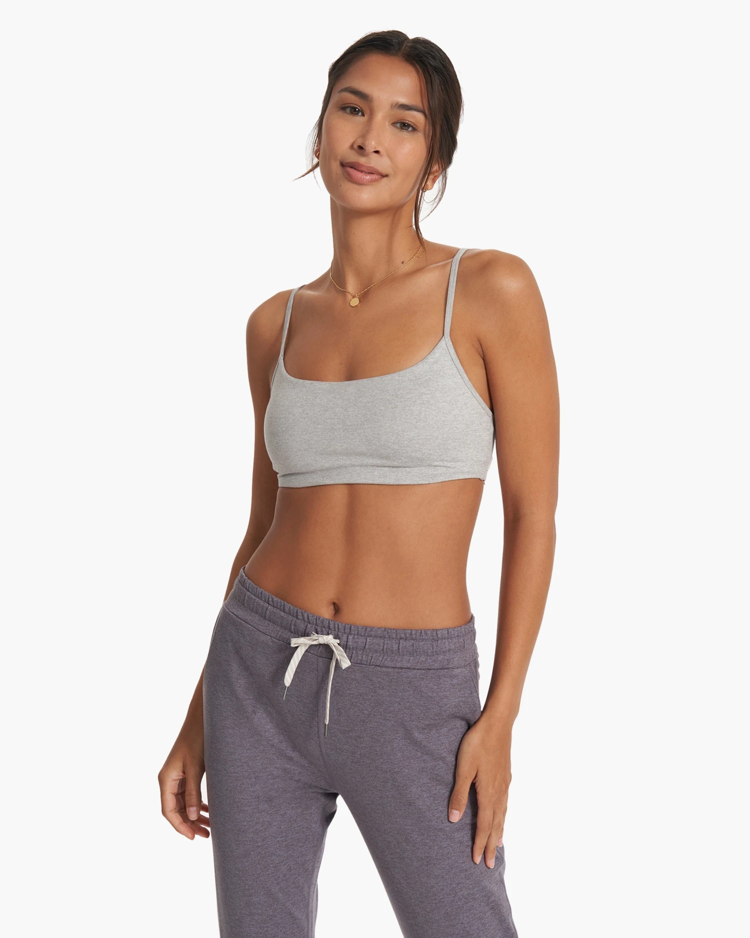 Halo Essential Bra | Pale Grey Heather 4 Halo Essential Bra | Pale Grey Heather - Image 4