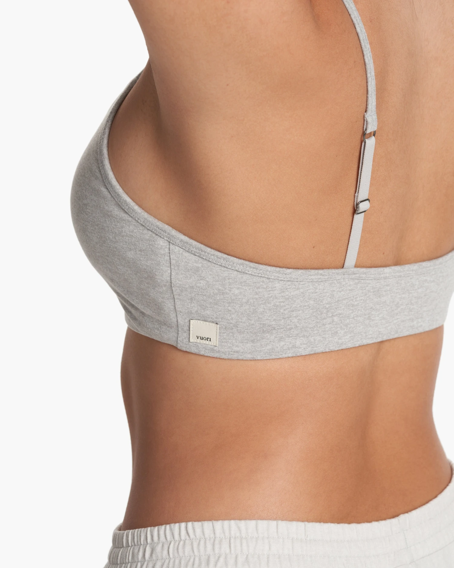 Halo Essential Bra | Pale Grey Heather 3 Halo Essential Bra | Pale Grey Heather - Image 3