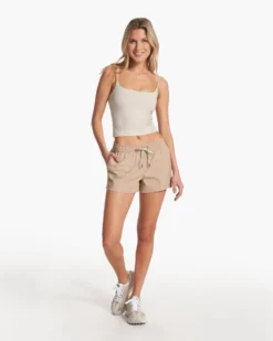 Lux Cami | Suede Heather -Vuori Clothing Store VW1111HUE FA23 W ECOMM TOPS FULL ALT 6 472518a7 e046 4155 b2ef 07625fa25339