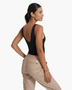 Halo Bodysuit | Black 9 Halo Bodysuit | Black -Vuori Clothing Store VW1112BLK SP23 W ECOMM TOPS 2892 TOP 1X1 970972be 9843 42f6 a55c dec214828209