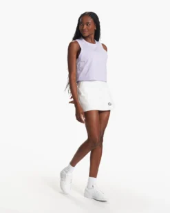 Feather Crop Tank | Zinnia -Vuori Clothing Store VW1119ZIN FA23 W ECOMM TOPS FULL ALT 6