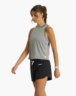 New Products 5 Energy Top | Heather Grey
