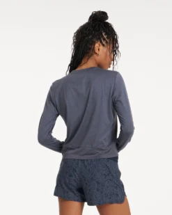 Daydream Crew | Azure Heather -Vuori Clothing Store VW133HAZ 3700