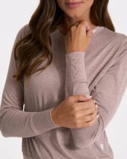 Daydream Crew | Umber Heather -Vuori Clothing Store VW133HUM SP23 W ECOMM TOPS TOP 2385 1X1 40c17833 a761 45b6 8c75 55e1f0ea045c