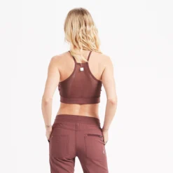 Madeleine Sports Bra | Fig -Vuori Clothing Store VW135FIG 3