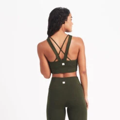 Elevation Bra | Evergreen Heather -Vuori Clothing Store VW136HEV 3
