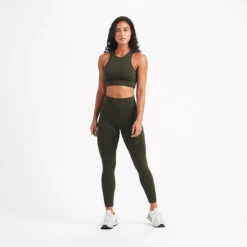 Elevation Bra | Evergreen Heather -Vuori Clothing Store VW136HEV 4
