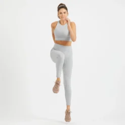 Elevation Bra | Light Heather Grey 7 Elevation Bra | Light Heather Grey -Vuori Clothing Store VW136LHG 4