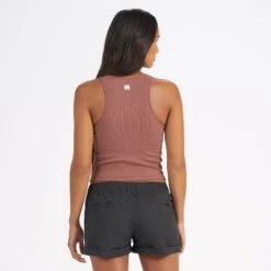 Plyo Tank | Terracotta -Vuori Clothing Store VW142TER 3