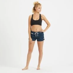 Tavi Short | Indigo Multi Palm -Vuori Clothing Store VW154BLK 4 9e37bb3c 1aab 42ba 8ffb 2408c3666548