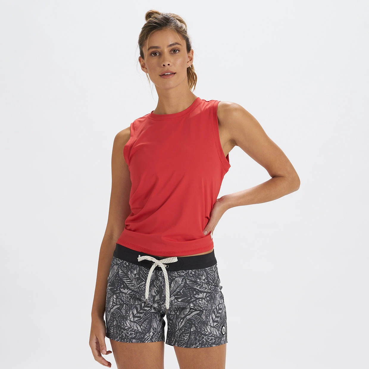 Holly Tie Back Water Tee | Melon 1 Holly Tie Back Water Tee | Melon