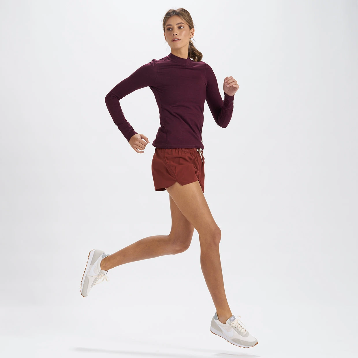 Long-Sleeve Lux Tee | Cerise Heather 4 Long-Sleeve Lux Tee | Cerise Heather - Image 4