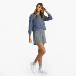 Long-Sleeve Coast Tee | Azure -Vuori Clothing Store VW170AZR 1542