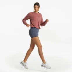 Long-Sleeve Coast Tee | Rosewood -Vuori Clothing Store VW170RSD 2196